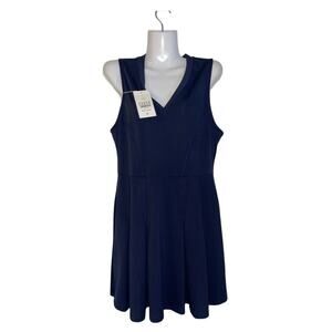 Halara V-Neck Sleeveless Pleated Hem Mini Golf Active Dress SZ Large Sports NWT